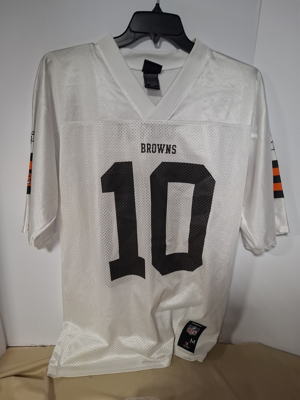 Men's White #10 Football Jersey